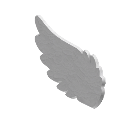 ☁️ Fluffy Angel Wing Hair Clip / White