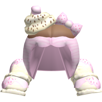 pink sweet dessert neapolitan icecream hair  Roblox item