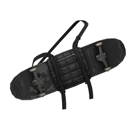black y2k grunge skateboard backpack thumbnail