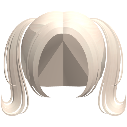 Cute Curly Pigtails in Pastel Blonde Roblox item