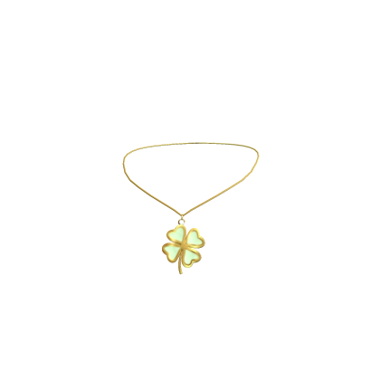 my lucky clover necklace
