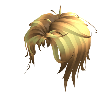 Golden Blonde Layered Wolfcut