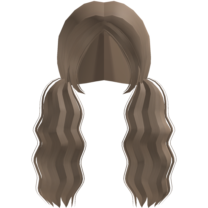 ۶ৎ | fluffy wavy big chai low pigtails