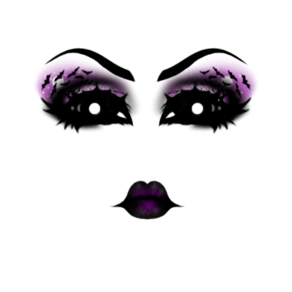 Eerie Makeup™ || Full Moon Bat Makeup Roblox decal