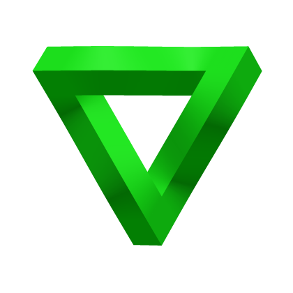 3D Green Impossible Triangle