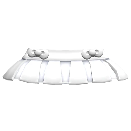 White bow tutu skirt roblox online