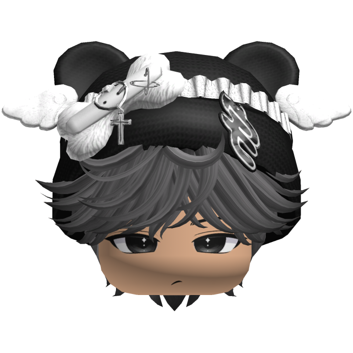 Cute Gray hair Cat Cap Anime Y2k