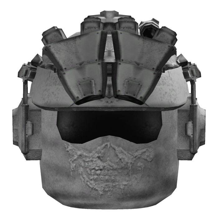 Grey Tactical Helmet