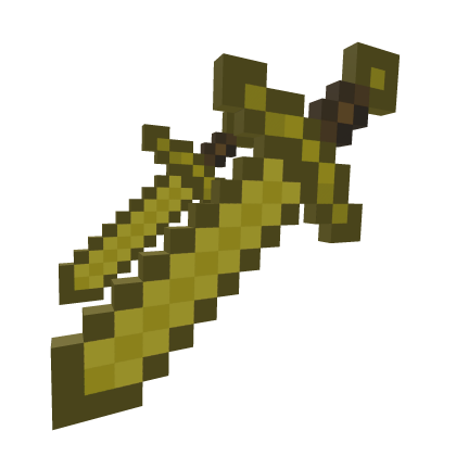 Dual Gold Sword [MINECRAFT] Roblox item