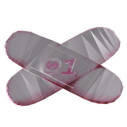 Roblox Item White and Pink Cheek Bandages