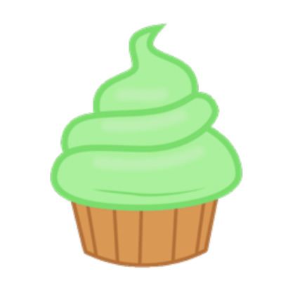Cupcake- Green Roblox decal