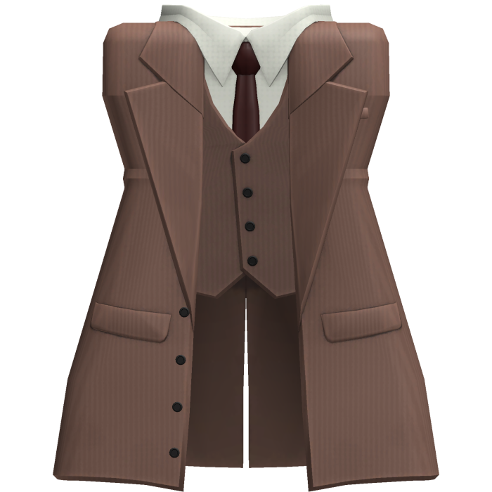 Red Spy Long coat with White Suit | Vest, R6 Girl