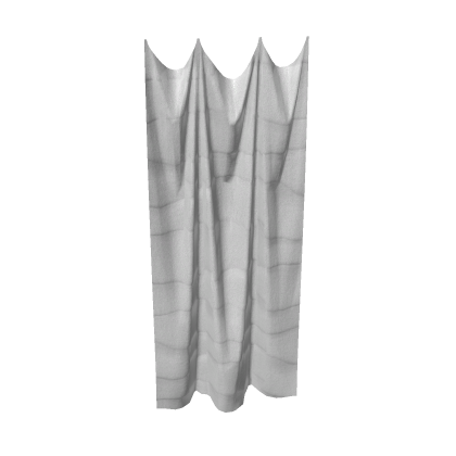 Curtain Window Drapes Mesh Decor White Curtains 3D