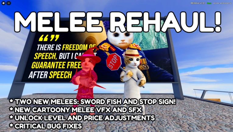 MELEE REHAUL!