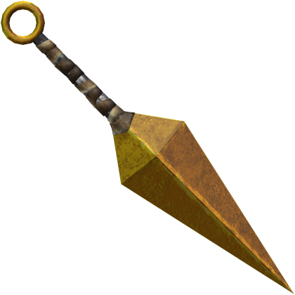Gold Kunai - Back (R)