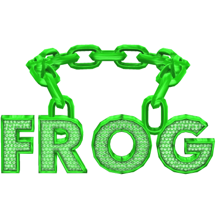 Frog Green Chain Roblox item