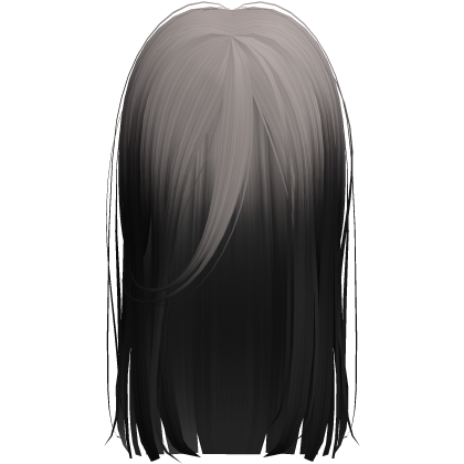 Long Messy Goth Horror Hair In Brown Black