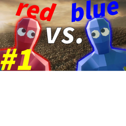 Red vs blue fighting game
