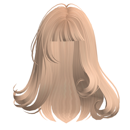 Octopus Girl Messy Wavy Hair in Blonde Roblox item
