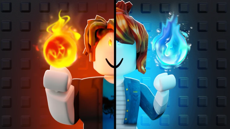 Fire & Water Tower [2 Player Obby]