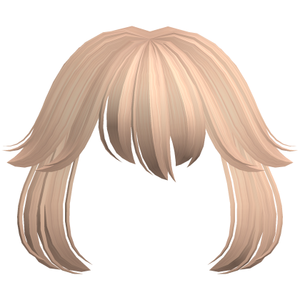 Wolfcut Anime Fluffy Bangs (Blonde) Roblox item