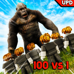 [UPD] 100 Humans vs 1 Gorilla