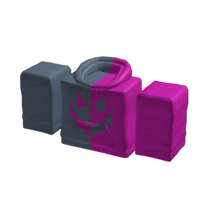 Magenta and Grey Halloween Hoodie