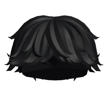 Black Messy Front Swoop
