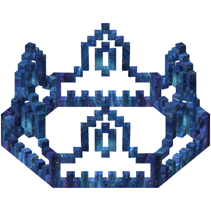 Galaxy 8-Bit Royal Crown Outline Recolor (Addon) Roblox item
