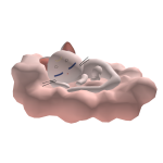 Moon Cat Cloud Backpack