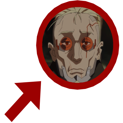 King Cyberpunk Edge Runners 2 Red Circle