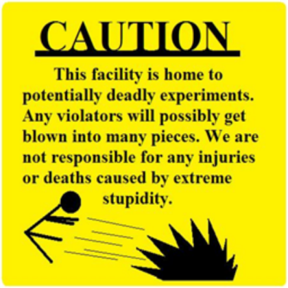 Caution sign Roblox decal