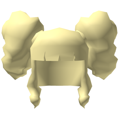 Low Poly Fluffy Twintails Blonde Roblox item