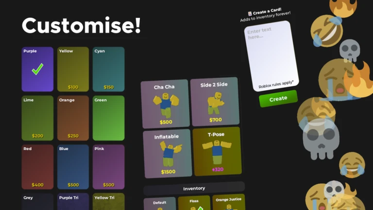 Crazy Cards Codes and Experience, Image source: Roblox.com