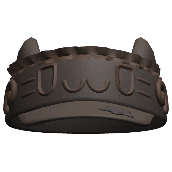 Kawaii Chill Cat Visor Brown