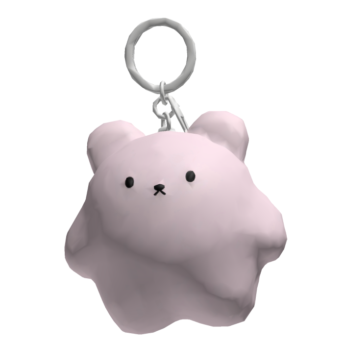 Pink Blob Keychain