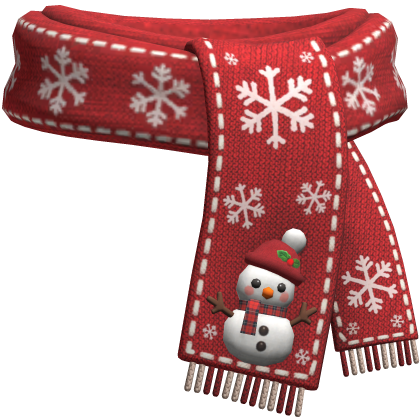 Christmas Snowman Scarf