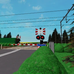 Dutch railroad crossing  icon