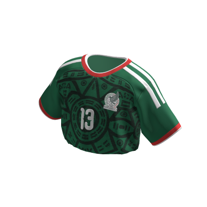 Ochoa 13 Cropped Mexico 2026 Football Shirt thumbnail