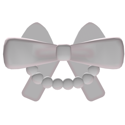 cutesy kitty bow in pink Roblox item