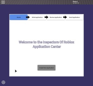 The Inspectors Of Roblox Application Center!