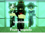 Fruity triplets
