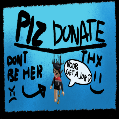 Donate bloxburg sign Roblox decal