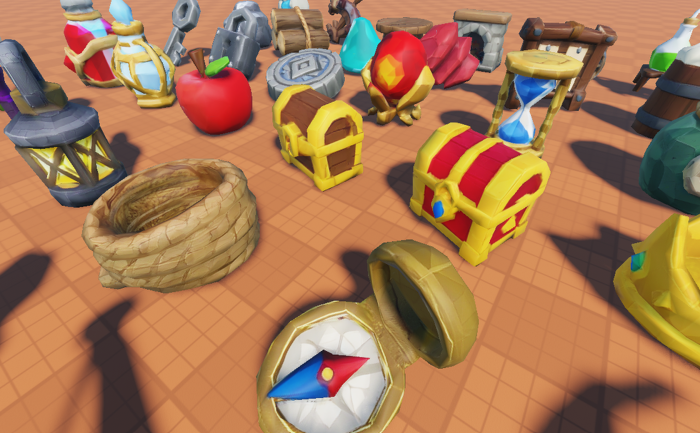 36 Free Low Poly Fantasy RPG Adventure Models preview 2