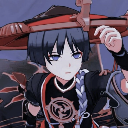 Scaramouche - Genshin impact icon Roblox decal