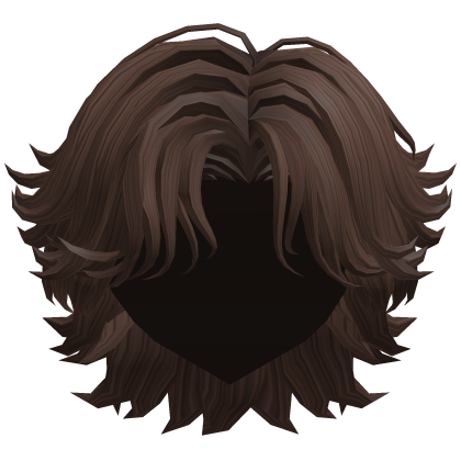 Brown Messy Handsome Wolfcut