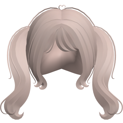 . ‿ ♡ dolly dear milktea wavy pigtails  Roblox item