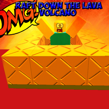 Raft Down The Lava Volcano