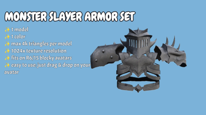 [R15/R6] Monster slayer armor set preview 1