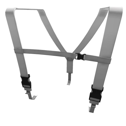 Chest suspender R6 (White, Tac) | Roblox Item - Rolimon's